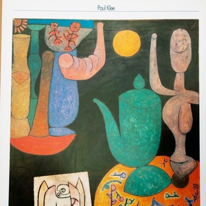Paul Klee - Rare poster vintage - 1990s