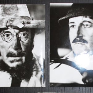 3 original photos of the actor Peter Sellers of various films of the 80s - Very rare images. 18 x 13 cm
