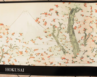 Hokusai - Seltenes original Vintage Plakat. 1999