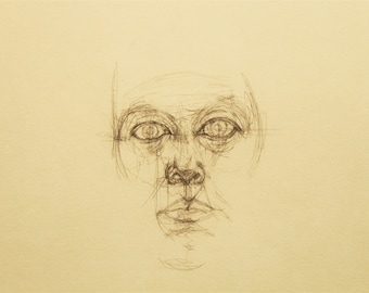 Alberto Giacometti &quot;Annette&quot; (1901 - 1966) - Original vintage lithograph - 1963.