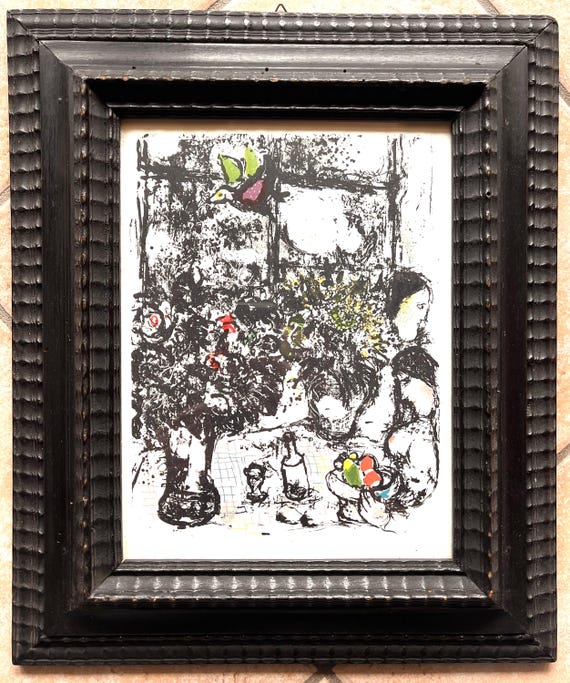 マルク・シャガール「静物画」 – 1960年頃のオリジナルヴィンテージ