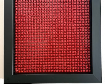 Bernard Aubertin - Tableau Clous - 30 x 30 cm - Archived - 2011.