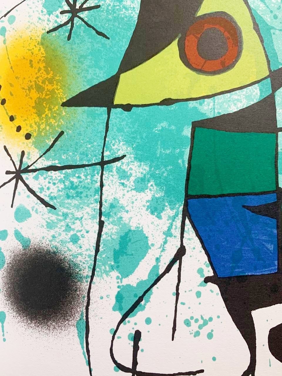 Joan Mirò the Singing Fish Original Lithograph. Very Rare 1972 Etsy