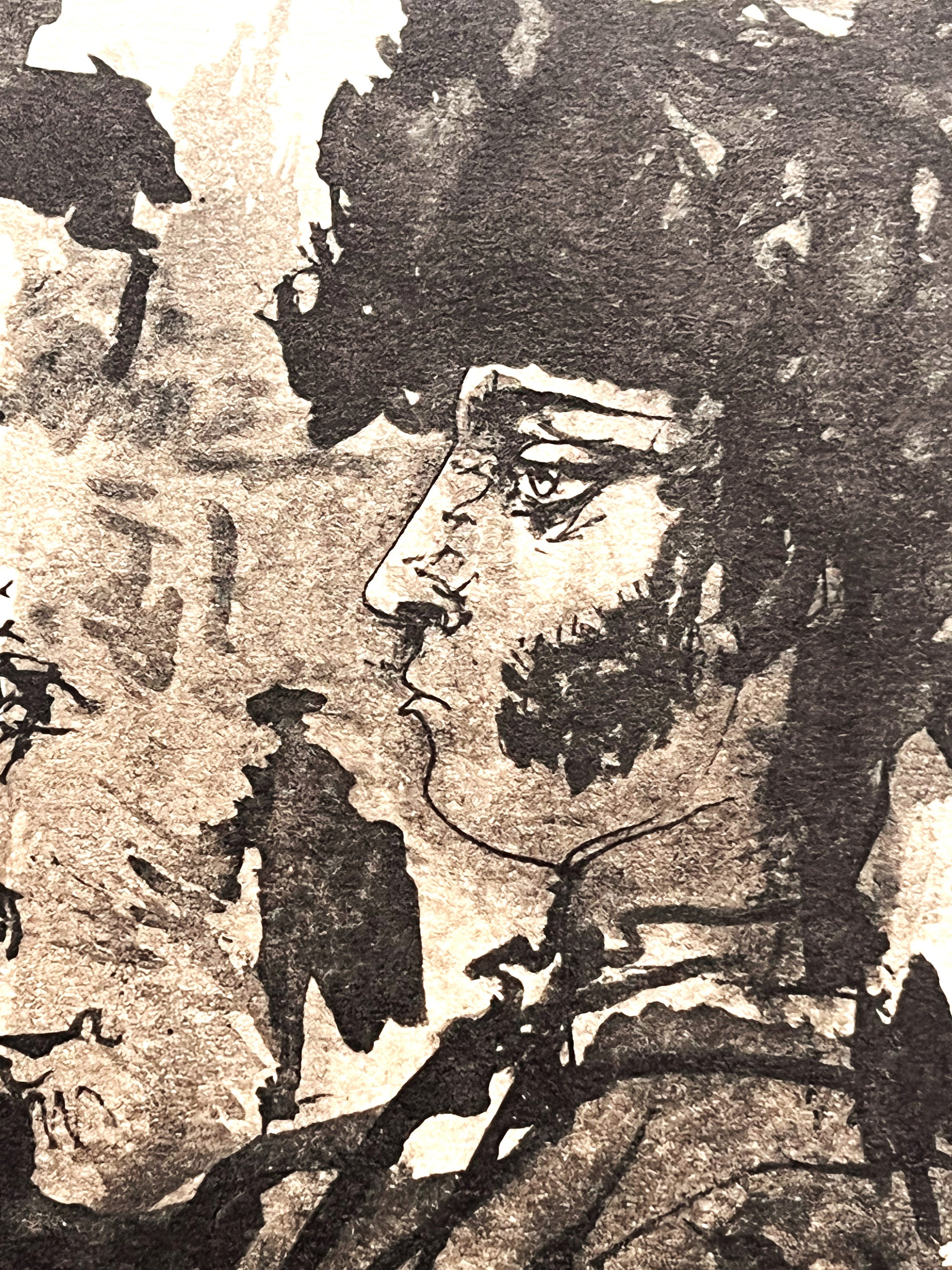 パブロ・ピカソ - 「雄牛と闘牛士」 - 1961年のヴィンテージ