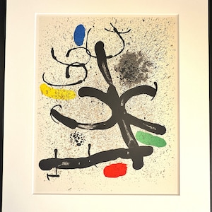 Joan Mirò - original lithograph  - 1971