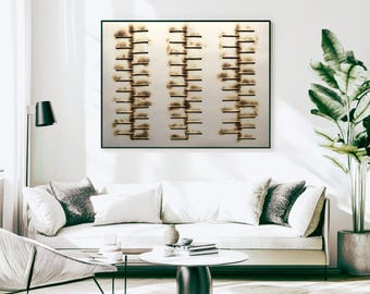 Bernard Aubertin - Dessin de feu - 100 x 70 cm XXL - Year 1974 - Single work - Archived, Modern Wall Decor, Home Interior