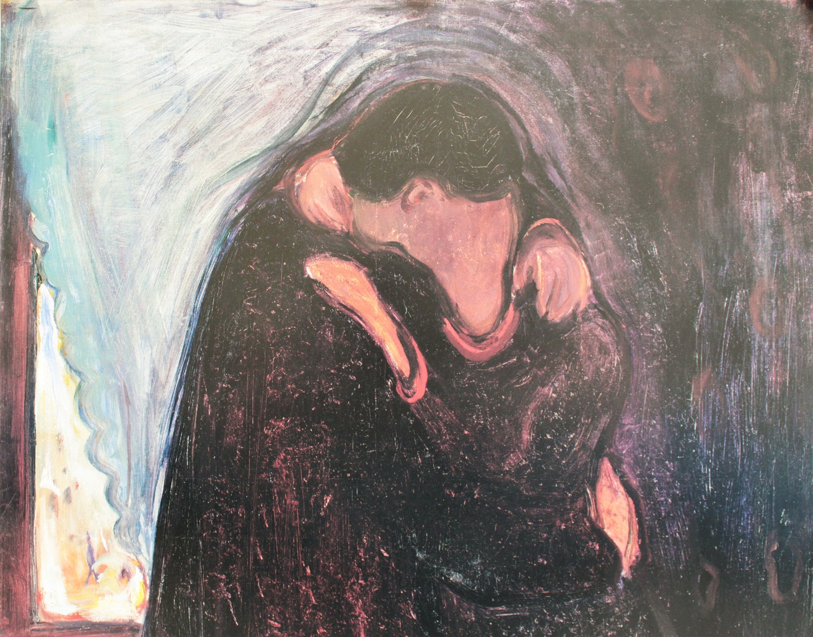 Мунк поцелуй картина