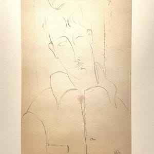 Modigliani Lithograph – Museum-Quality Print on Fabriano Cotton Paper – Plate Signed – Limited Edition Italian Fine Art