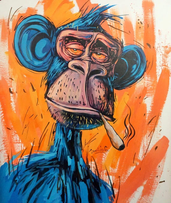 抽象画 自作 オリジナルアート モンキー 抽象画 自作 オリジナルアート モンキー 抽象画 自作 オリジナルアート