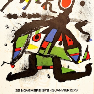Joan Mirò - Original lithograph - Galerie Maeght Paris - 1979