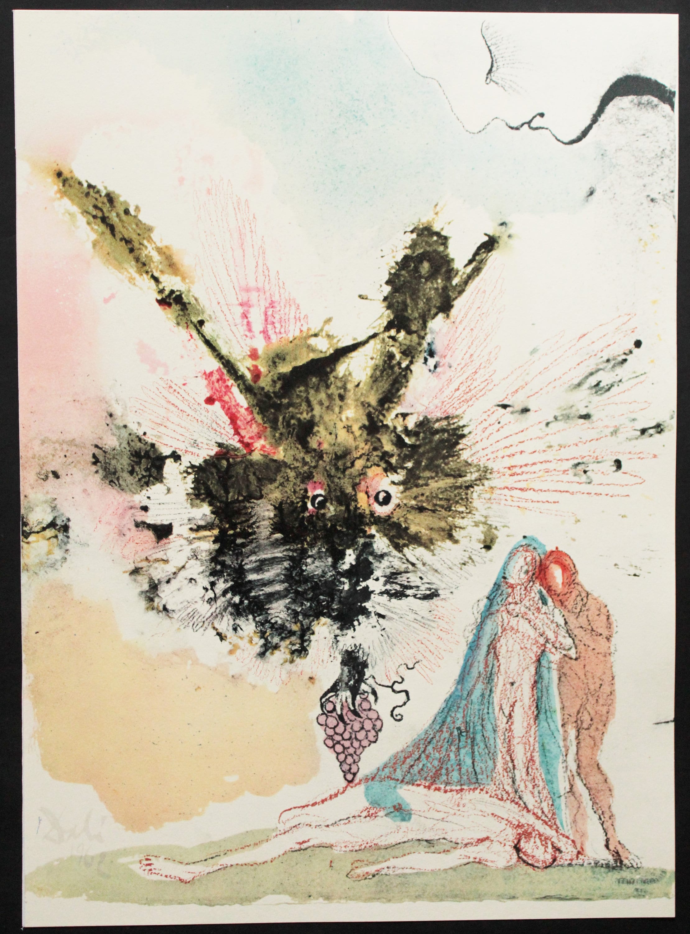 Salvador Dalì noe Qui Primus Plantavit Vineam Original Lithograph 1.499