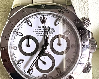 Original vintage Rolex Daytona - ref. 116520 - serial Y - year 2002 - prestigious watches, vintage men's watches,prestigious jewels.