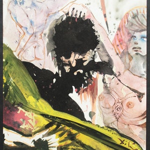 Salvador Dalì -Iudith Abscidit Caput Holoferni- Original lithograph 1.499 specimens- Provenance: Biblia Sacra Vulgatæ - 1967.