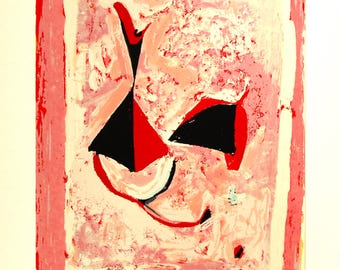 Marino Marini "Paard van het heelal" – originele vintage zeefdruk – Italiaanse moderne kunst – abstract muurdecor – gesigneerde hedendaagse print