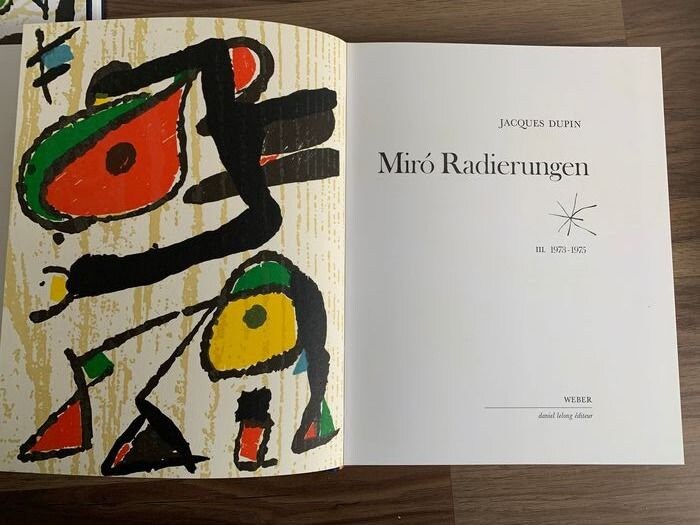 ジョアン・ミロ - 彫刻家 第1巻 - IV - 1984年 - 12枚のオリジナル