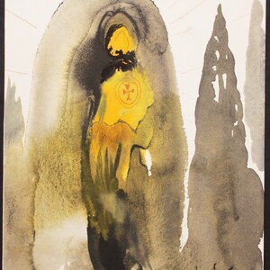 Salvador Dalì - Original lithograph 1.499 specimens- Provenance: Biblia Sacra Vulgatæ - 1967.