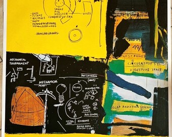 Jean Michel Basquiat - Rare Original Vintage Poster Cloister of