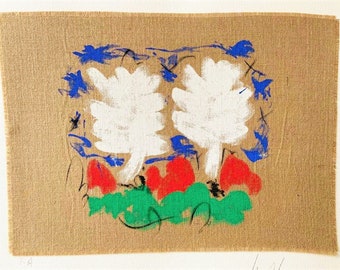 キース・ヘリング – 無題リトグラフ – サイン入り限定版プリント、1980