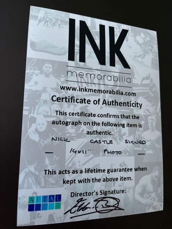 ハロウィン - ニック・キャッスル（ザ・シェイプ）のサイン入り - 写真