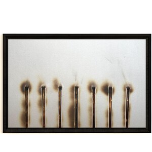 Bernard Aubertin - Dessin de feu - 65 x 50 cm - Anno 1973 - Opera singola - Archiviato, Modern Wall Décor, Interno della Casa
