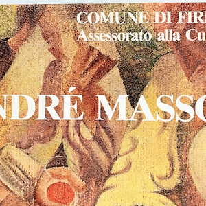 Andé Masson - Poster originale degli anni '70