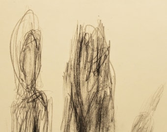 Alberto Giacometti (1901 - 1966) - Original vintage lithograph - 1963.