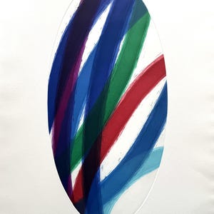 Piero Dorazio – Original Aquatint Print – Abstract Fine Art Etching, Colorful Contemporary Graphic Art, Upiglio Milan.