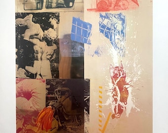 Robert Rauschenberg (after) - Favor Rites (Urban Bourbon Series) - Offset Lithography - Achenbach licensed print - 1994
