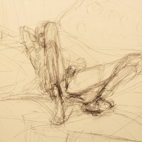 Alberto Giacometti (1901 - 1966) - Original vintage Lithographie - 1963.