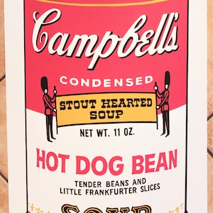 Andy Warhol - lithograph - Campbell&#39;s soup &quot;After&quot;