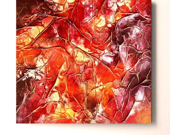 Andrea Scacciotti - Dipinto astratto originale su tela, arte acrilica strutturata, decorazione murale moderna, regalo di nozze o compleanno, arredamento per la casa
