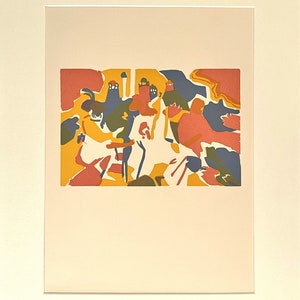Wassily Kandinsky - Xilograph second edition from 1976 - Vintage engraving on paper, art for collectors, art collecting, prints for the wall