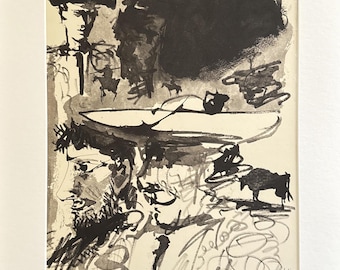 Pablo Picasso - Toros y Toreros - Original 1961 Vintage Lithograph, Bullfighting Art, Mourlot Paris, Spanish Art, Collectible Wall Decor