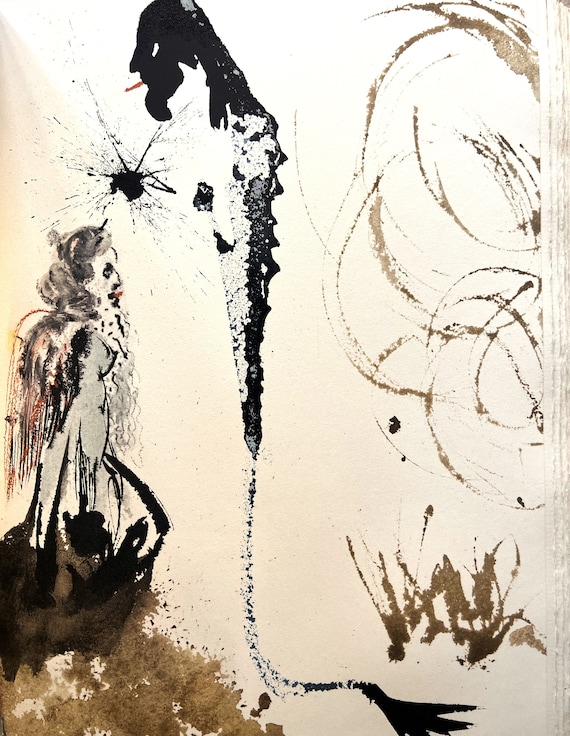 サルバドール・ダリ作「聖書ウルガタ」、シュールなサイン入り