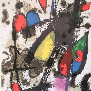 joan Mirò  - Original lithograph.