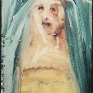 Salvador Dalí - Maria - Biblia Sacra Vulgatæ, surreal biblical scene lithograph, vintage sacred art print, signed collector edition.