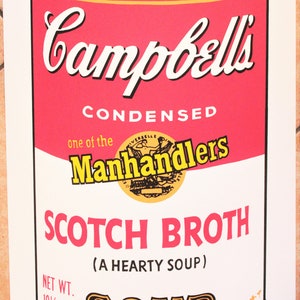 Andy Warhol - lithograph - Campbell&#39;s soup &quot;After&quot;