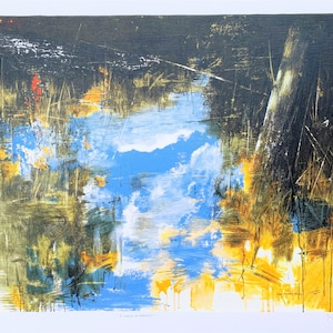 Antonio Pedretti - Materic serigraph - print - 1988 - 100 X 80 cm.