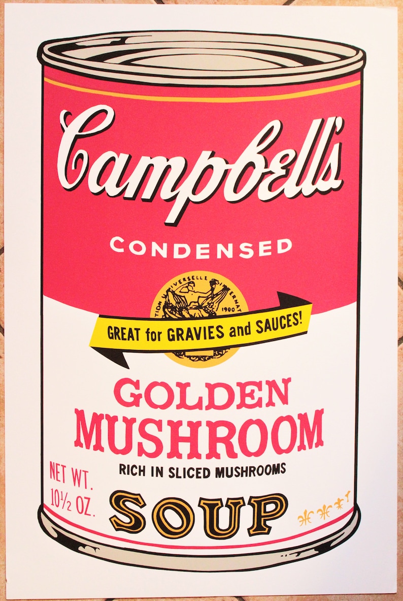Andy Warhol After - Lithograph Campbell's Soup Can - Pop Art Print ...