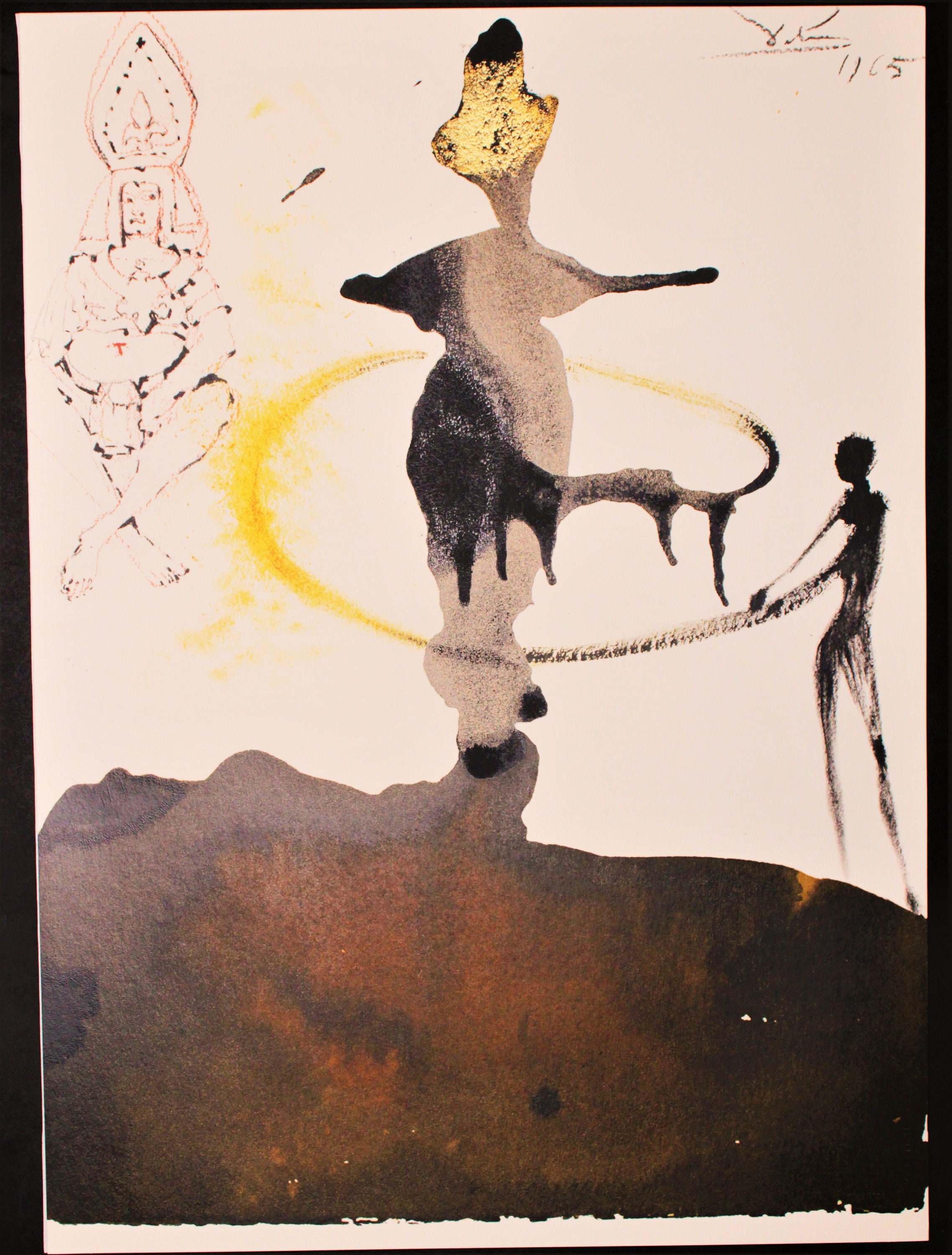 サルバドール・ダリ「La Danse」リトグラフ サルバドール・ダリ - FILIÆ HERODIADIS SALTATIO - オリジナルの