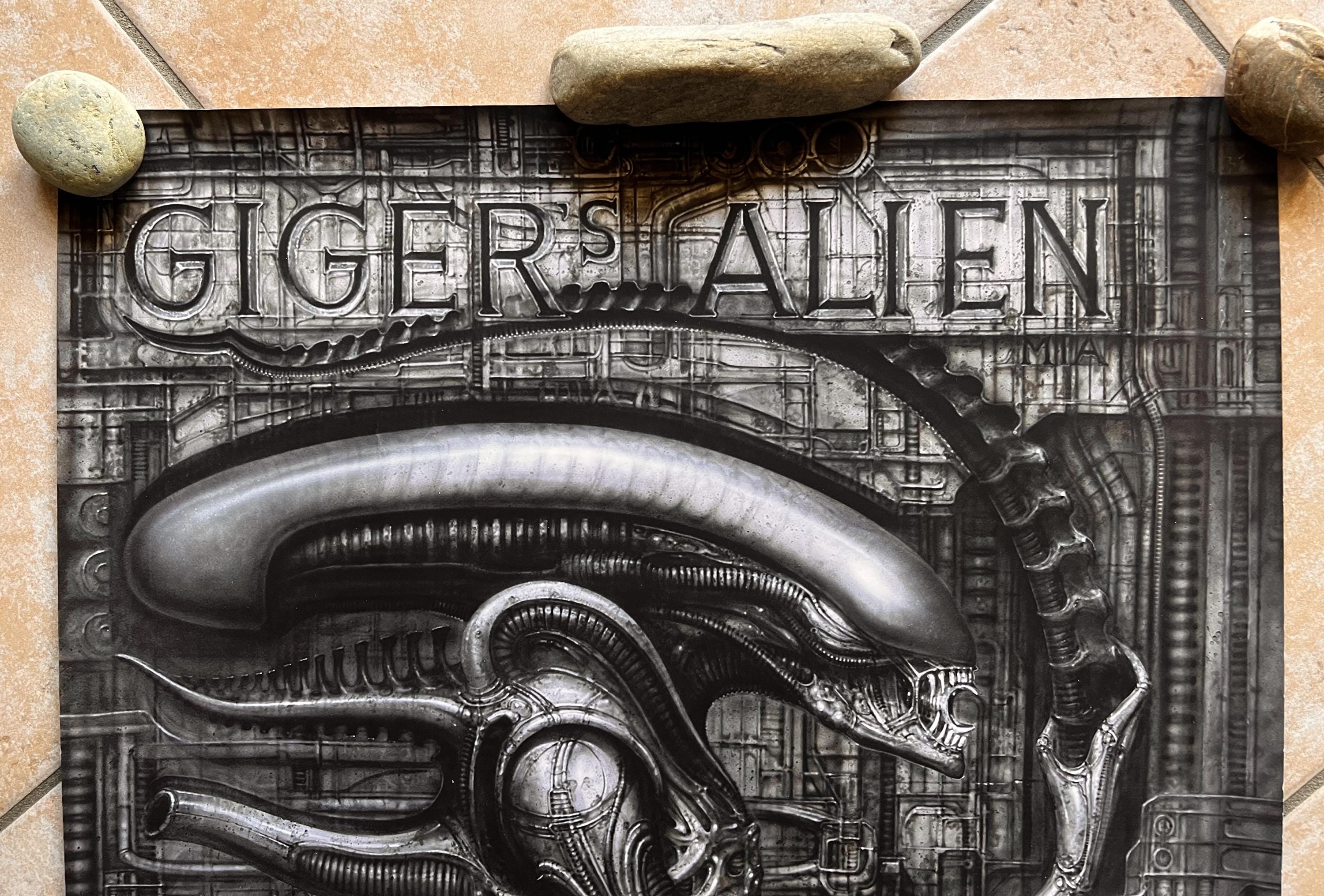 H. R. Giger’s Film Design　H.R. ギーガー H.R. Giger - Alien Film Design | Original Vintage Silkscreen