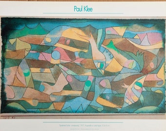 Paul Klee - Rare poster vintage - 90s