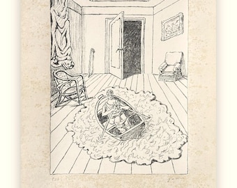 Giorgio de Chirico - The Return of Ulysses - Original lithograph on Japanese paper - 1973
