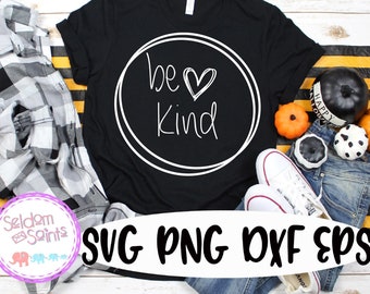 Choose Kind Svg Etsy