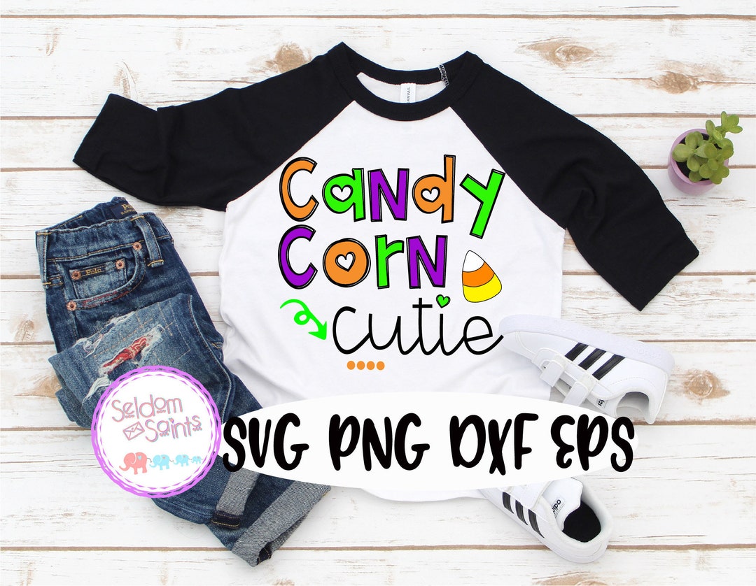 Candy Corn Cutie Svg Candy Cornl Halloween Svg Kids Halloween Svg Candy ...