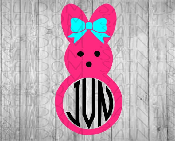Download Bunny monogram easter svg easter bunny svg cute easter svg ...
