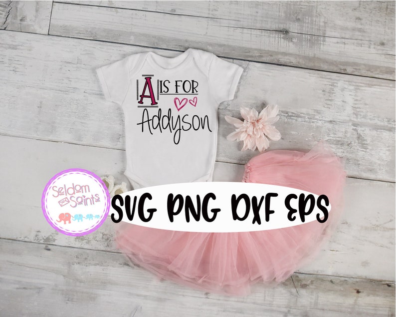 Download Kids custom name svg A is for baby shower svg new baby | Etsy