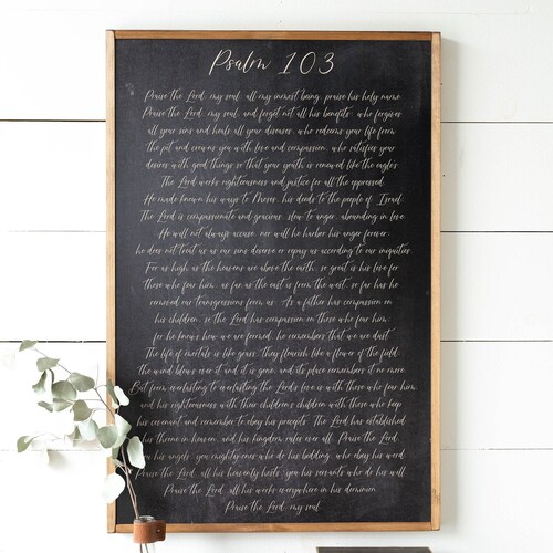 Psalm 91 Signs for Home Home Decor Sign Inspirational Wall Art Etsy