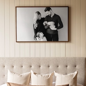Custom Photo on Wood: Personalized Family Photo Sign