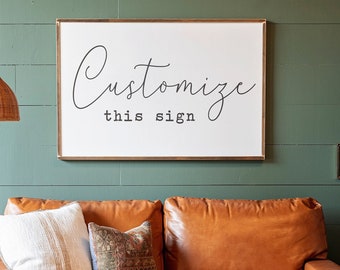 Custom Sign For Home | Personalized Wood Sign | Custom Wall Decor | Custom Wall Art | Custom Wooden | Personalized Wood Sign | Wood Signs